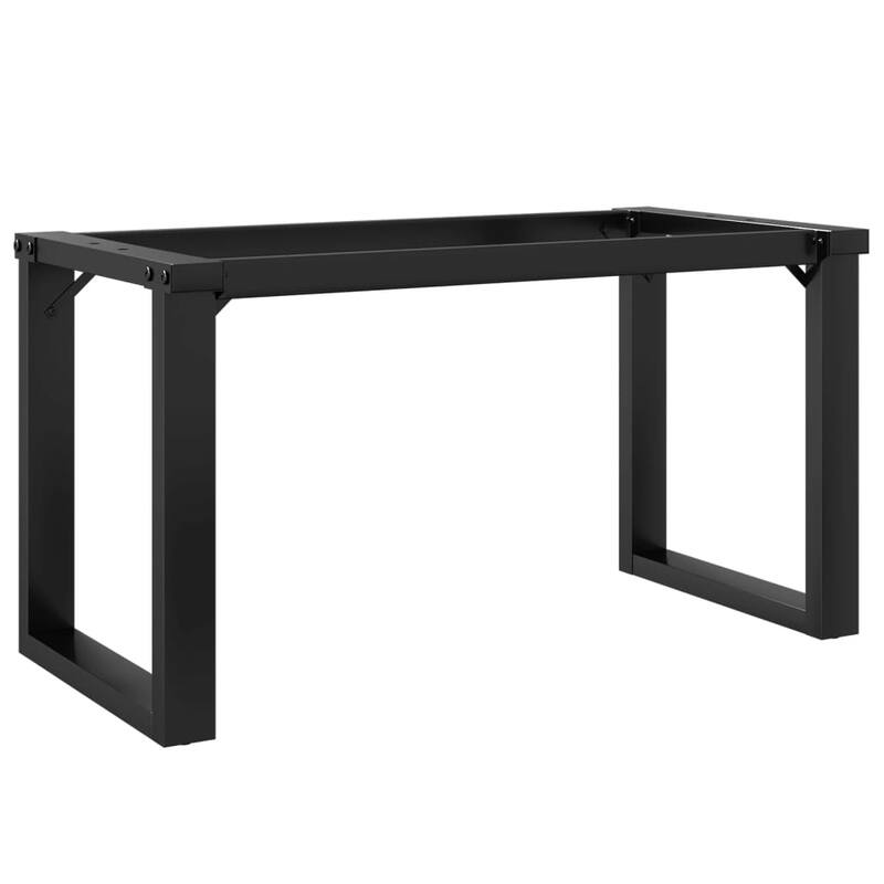 vidaXL Coffee Table Legs O-Frame 35.4"x11.8"x16.9" Steel - 35.4" x 11.8" x 16.9"