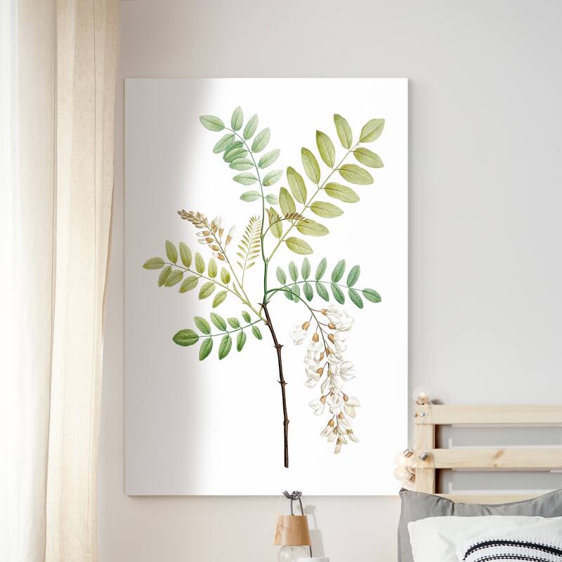 Soft Green Botanical I -Premium Gallery Wrapped Canvas