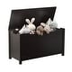 preview thumbnail 25 of 38, Kids Wooden Toy Box Storage with Safety Hinged Lid