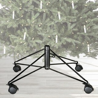 Rolling Tree Stand For 8' - 9' Christmas Tree - Green - 5