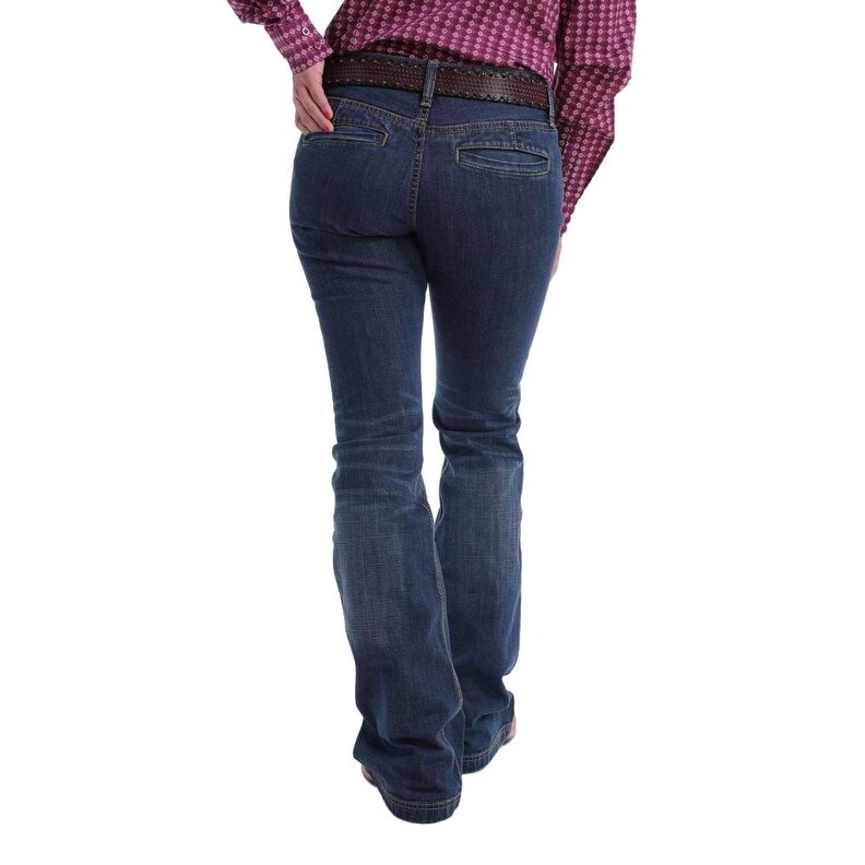 cinch flare jeans