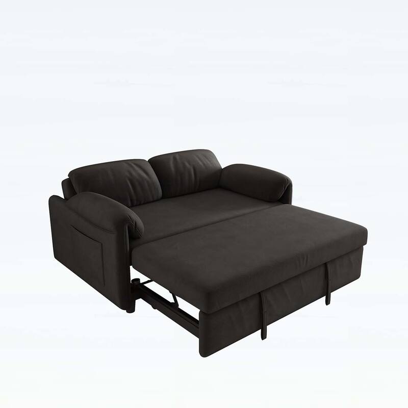 Sofa Centric Design: 54-Inch Sofa Bed with Dual Purpose - A Stylish Retractable Bed for Your Living Room