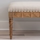 preview thumbnail 4 of 14, Barlow Upholstered Wood Seashell Entryway Bench