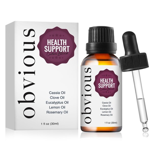 Health Support Essential Oil Blend - 1 oz. Pure Therapeutic w/ Glass Dropper. Opens flyout.