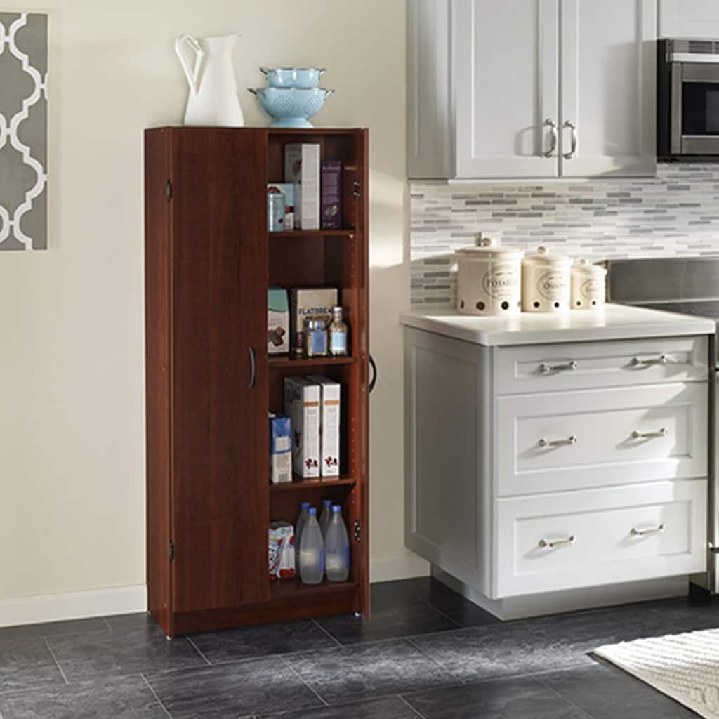 ClosetMaid Pantry Cabinet, Dark Cherry