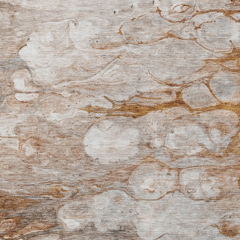 HomeRoots Abstract Transitional Rectangle Outdoor Rug