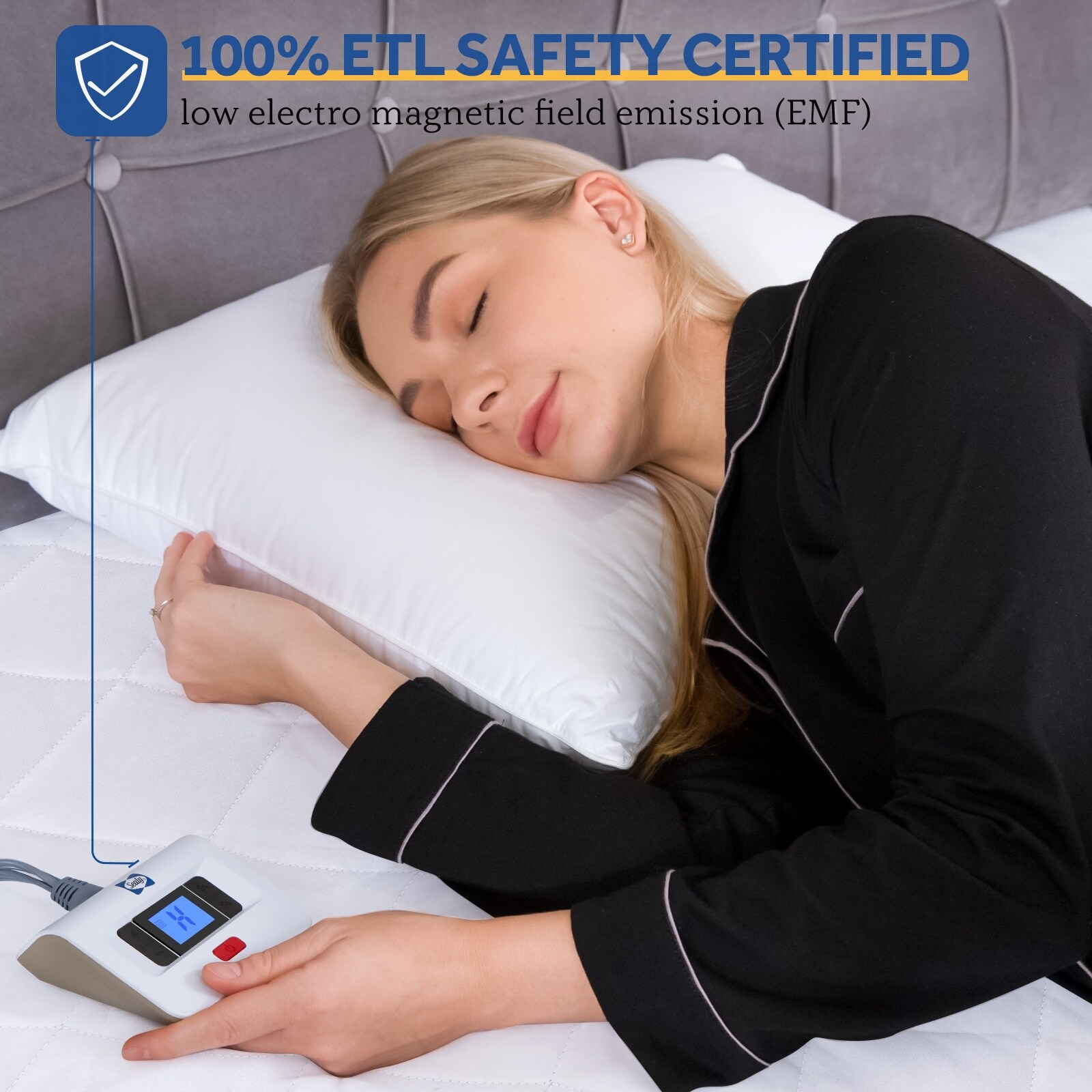 Kata Waterproof White Heated Mattress Pad by Sealy - Bed Bath u0026 Beyond -  36654377