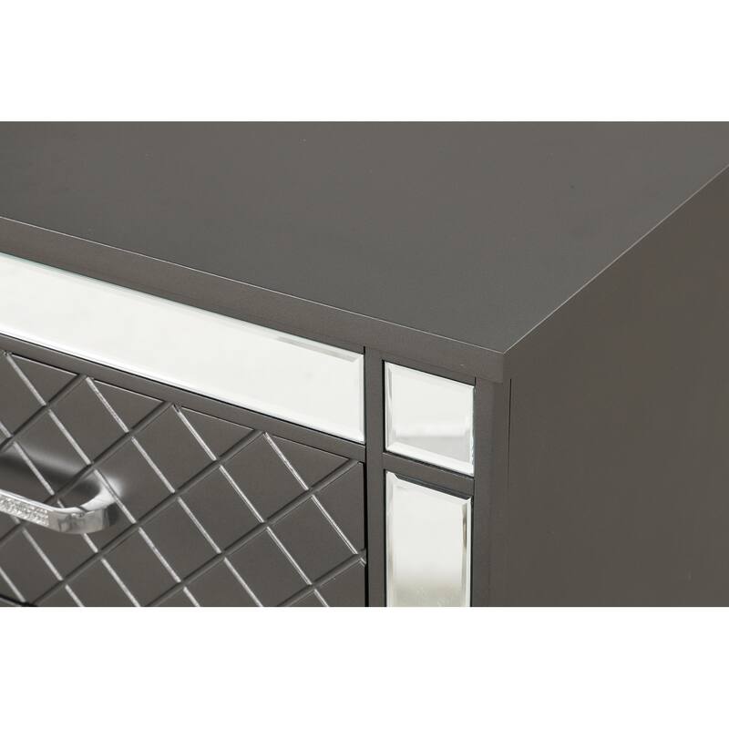 Livorno Gunmetal 5-Drawer 36 in. W Chest of Drawers