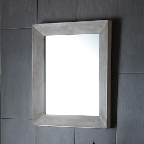 Portola Rectangle Concrete Mirror
