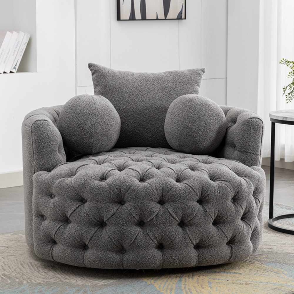 Damis elegant swivel best sale chair