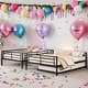 preview thumbnail 2 of 11, Stylish Full XL Over Queen Metal Bunk Bed with Trundle, Space-Saving Maximize Your Space with Modern Elegance Triple Bunk
