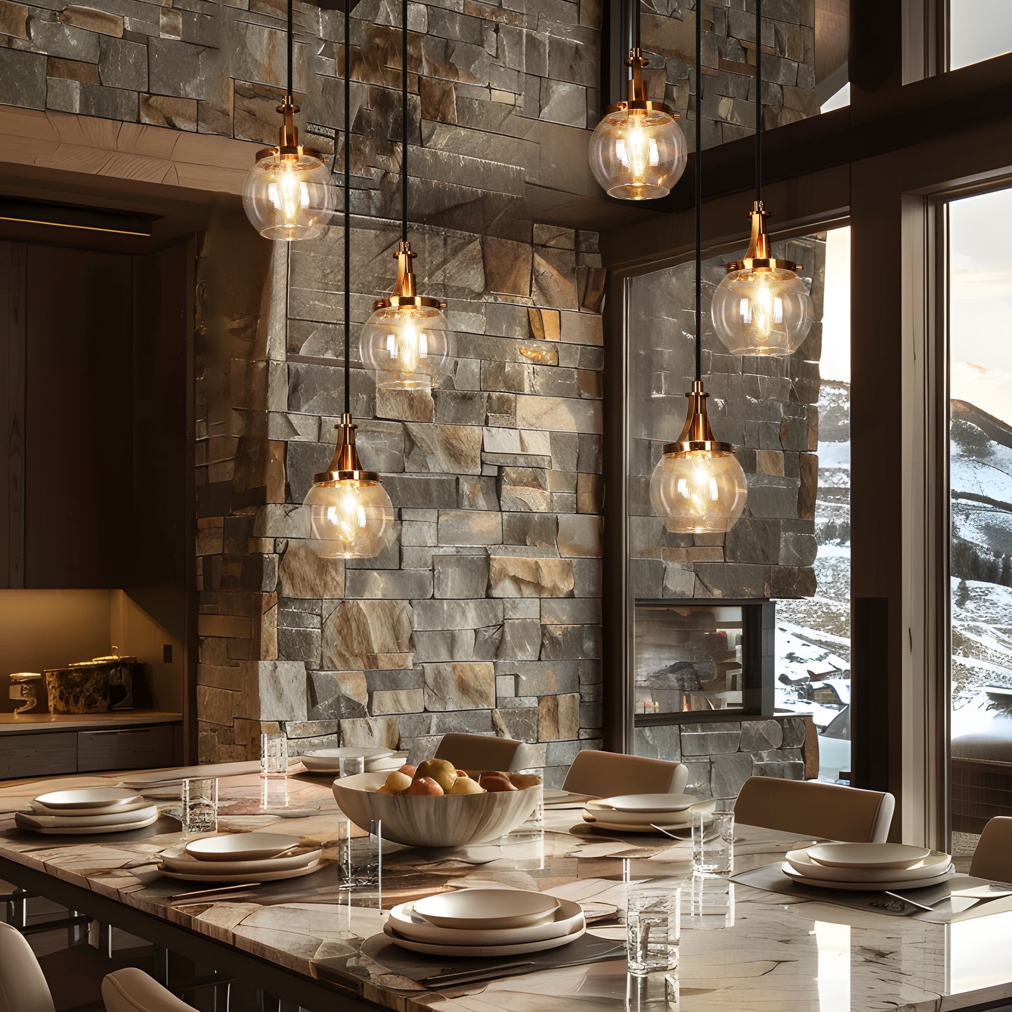 Modern cluster pendant lights hot sale