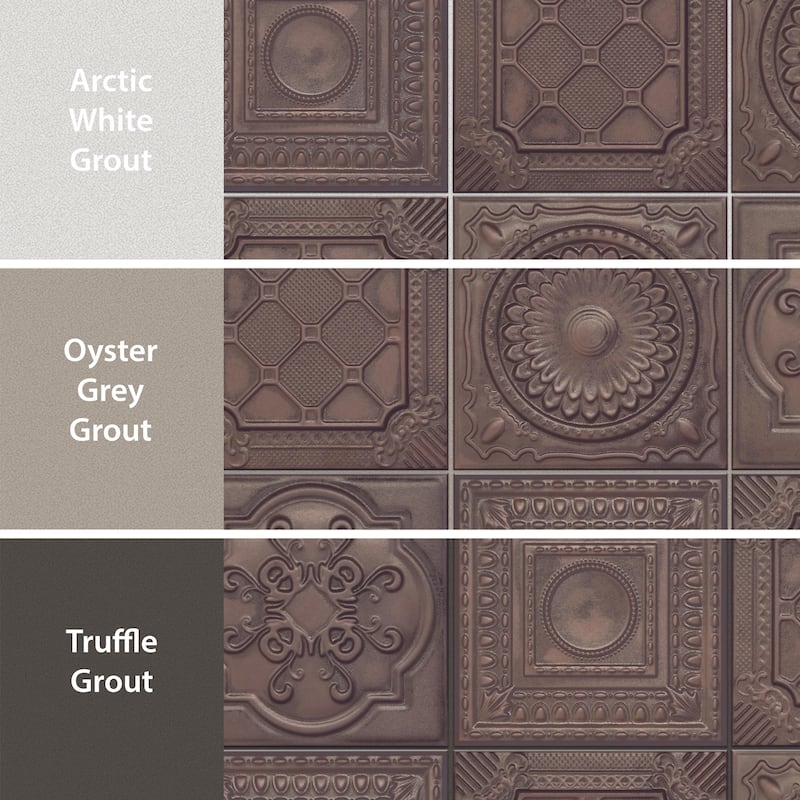 Merola Tile Ritz Metallo Copper 7-7/8" x 7-7/8" Ceramic Wall Tile