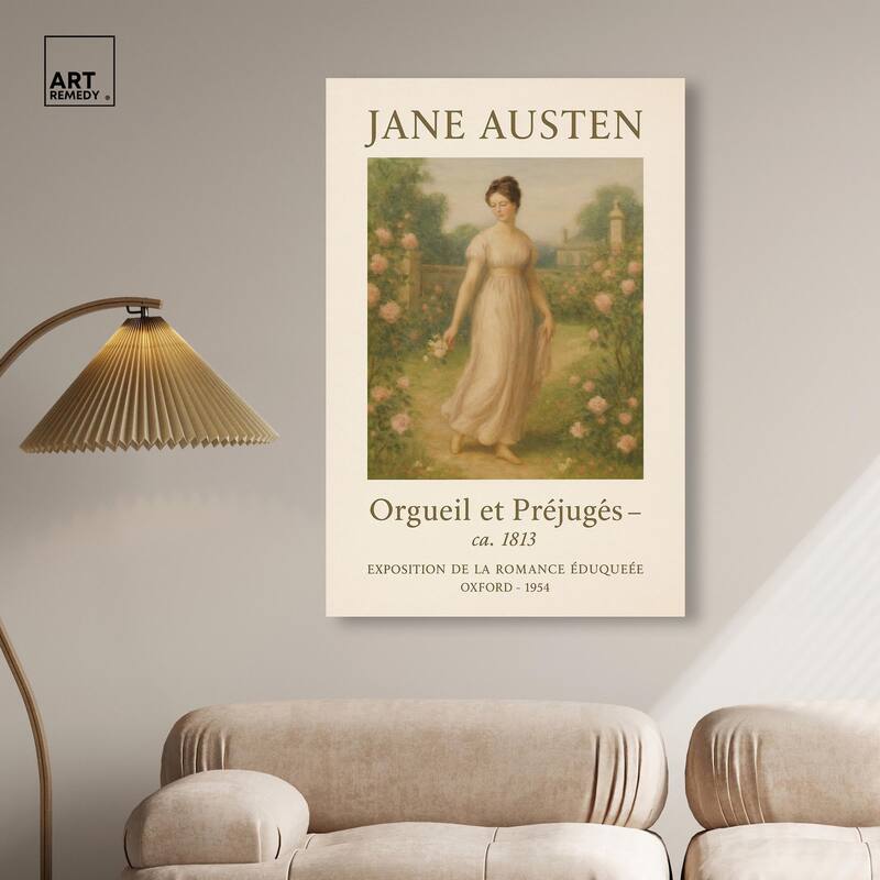 Lady in Austen's World Canvas by Art Remedy, Gallery Wrapped