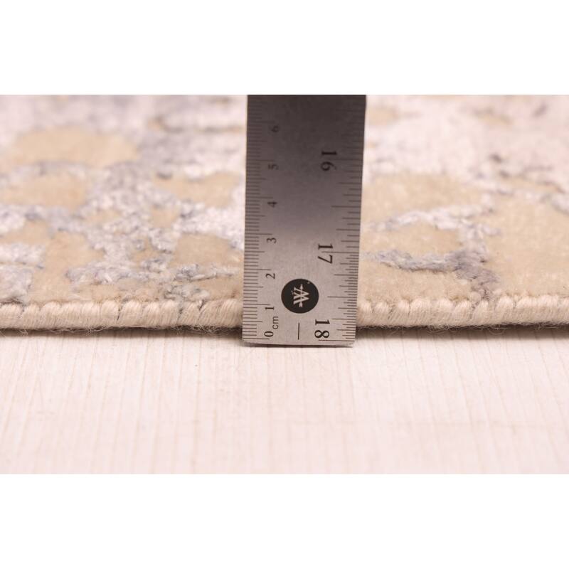 ECARPETGALLERY Hand-knotted Legacy Silver Silk, Wool Rug - 8'9 x 12'3