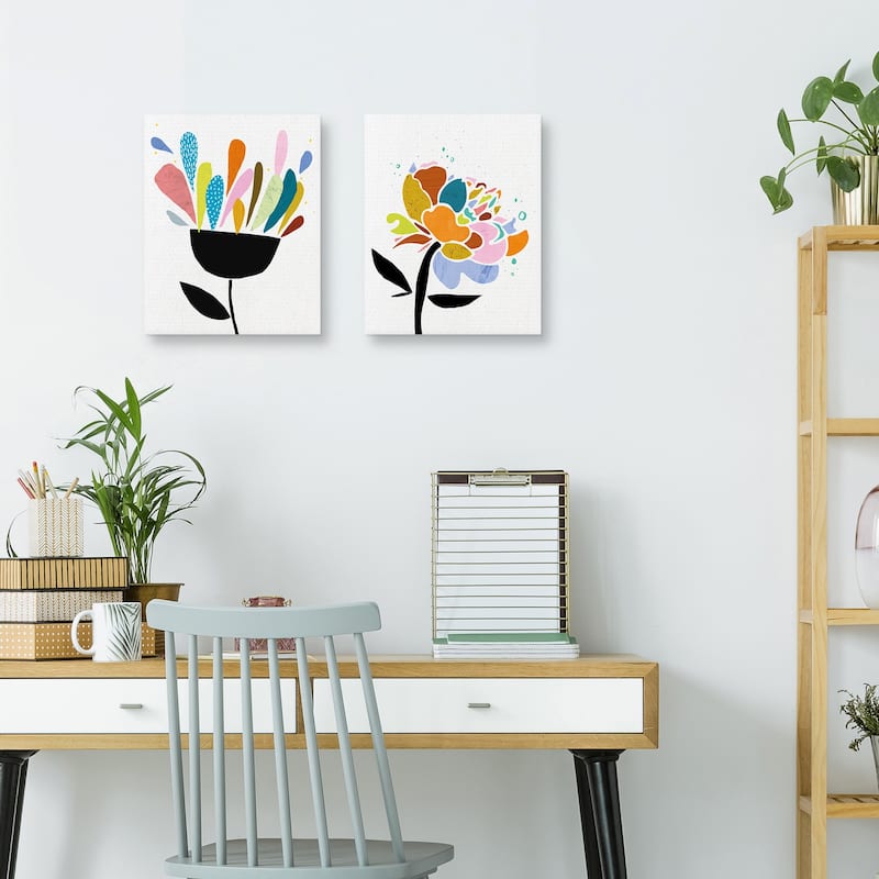 Summer Pop I, Summer Pop II by Belle Maison Canvas Art Prints