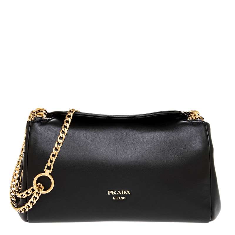 Prada Tumulte Small Shoulder Bag - Black