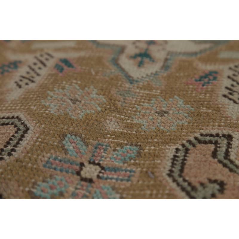 Geometric Tabriz Persian Area Rug Handmade Wool Carpet - 6'5" x 9'7"