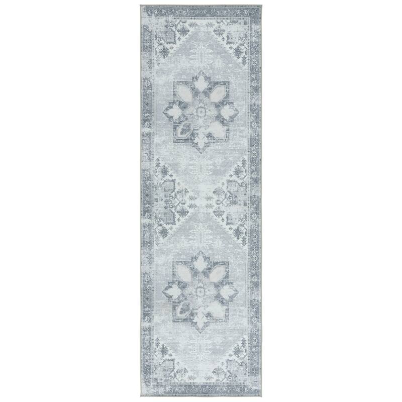 SAFAVIEH, Tucson Machine Washable Slip Resistant Therese Oriental Medallion