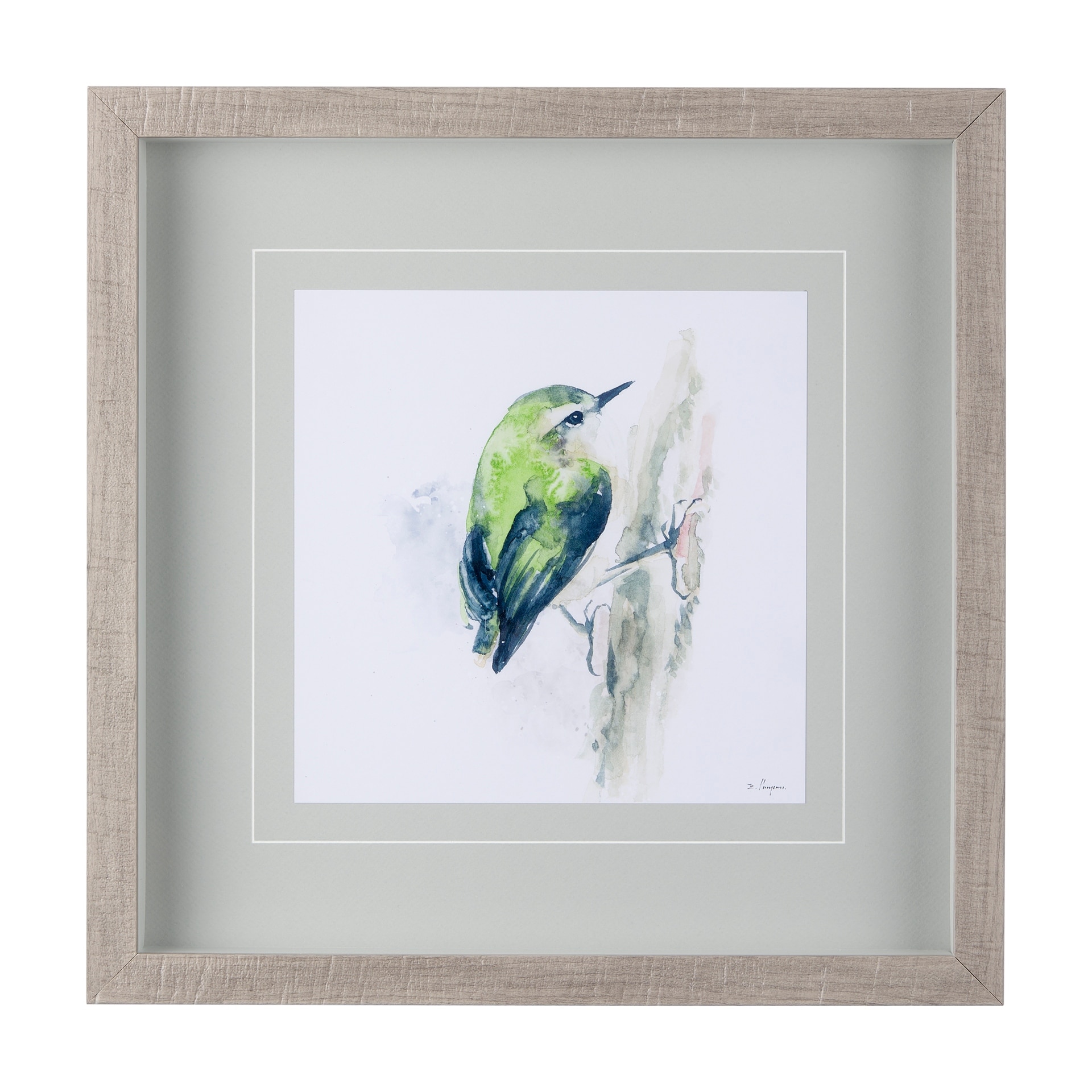 Mercana Rifleman IV by Mercana Studio a Hand Embellished Textured Framed Art Print Matted under Glass