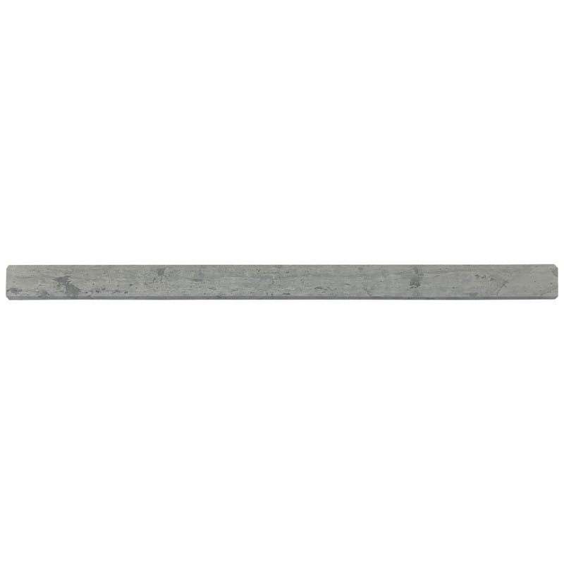 Marinewood Square 0.75" x 12" Honed Pencil Liner - Sample - Grey