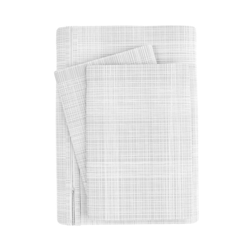 Becky Cameron Oversized Thatch 3-piece Patterned Duvet Cover Set