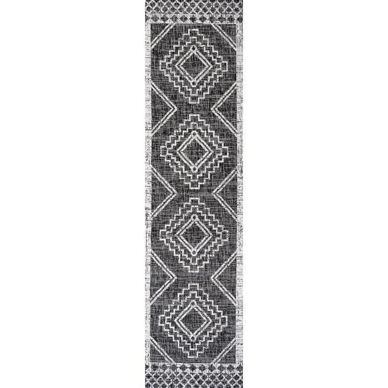 JONATHAN Y Carwa Diamond Tribal Medallion Indoor/Outdoor Area Rug