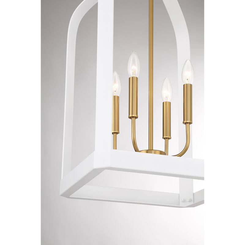 Savoy House 7-7802-4 Sheffield 4 Light 15" Wide Taper Candle Pendant