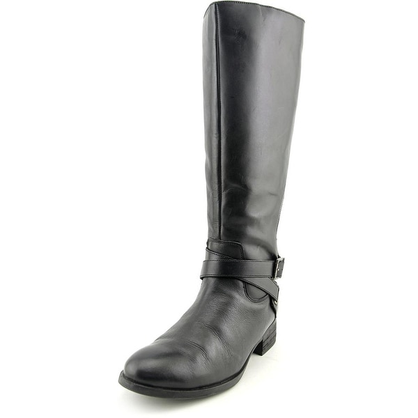 Matisse Destry Women W Round Toe Leather Black Knee High Boot