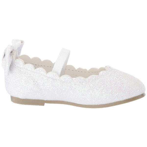 Girls Kid Glitter Ballet Rhineston Slip On Bow Casual Sneaker