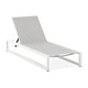preview thumbnail 9 of 41, Modesta Outdoor Aluminum Mesh Chaise Lounge (Set of 2) by Christopher Knight Home - 77.00" W x 26.50" D x 10.50" H