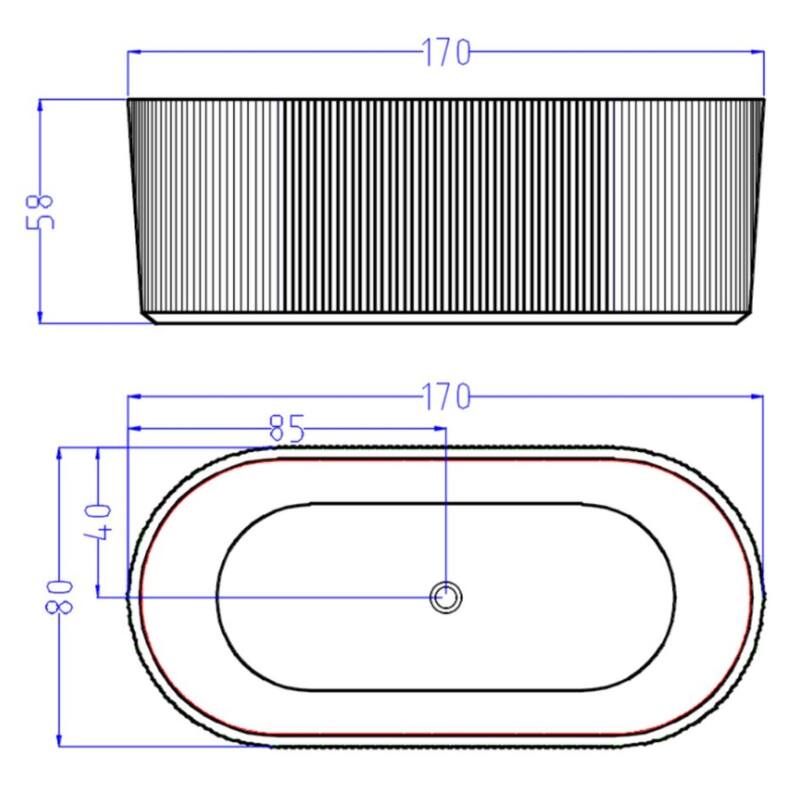 67" In. Acrylic Freestanding FlatBottom Design Soaking Tubs with Chrome Overflow and Pop Up Drain In Black
