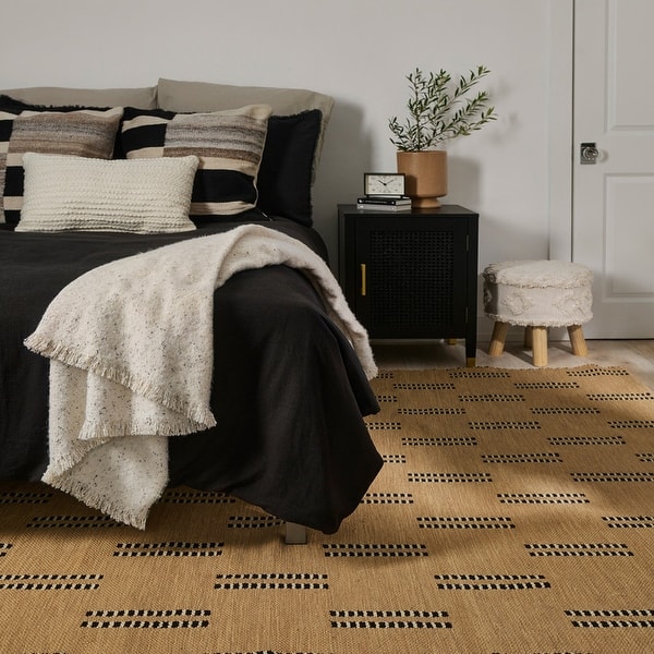 slide 2 of 14, Tempaper Double Dash Indoor/Outdoor Reversible Rug 8' x 10'