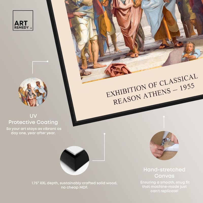 World of Plato's Republic Canvas by Art Remedy