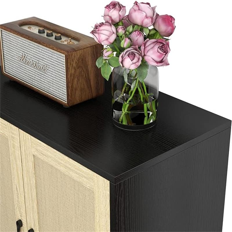 Buffet Sideboard Cabinet - 15"D x 27.25"W x 34.45"H