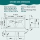 preview thumbnail 9 of 7, 32 in Double Dowl Kitchen Sink Undermount, 32x19 Workstation Sink 50/50 Stainless Steel with Accessories Combo - 32''x19''x10''