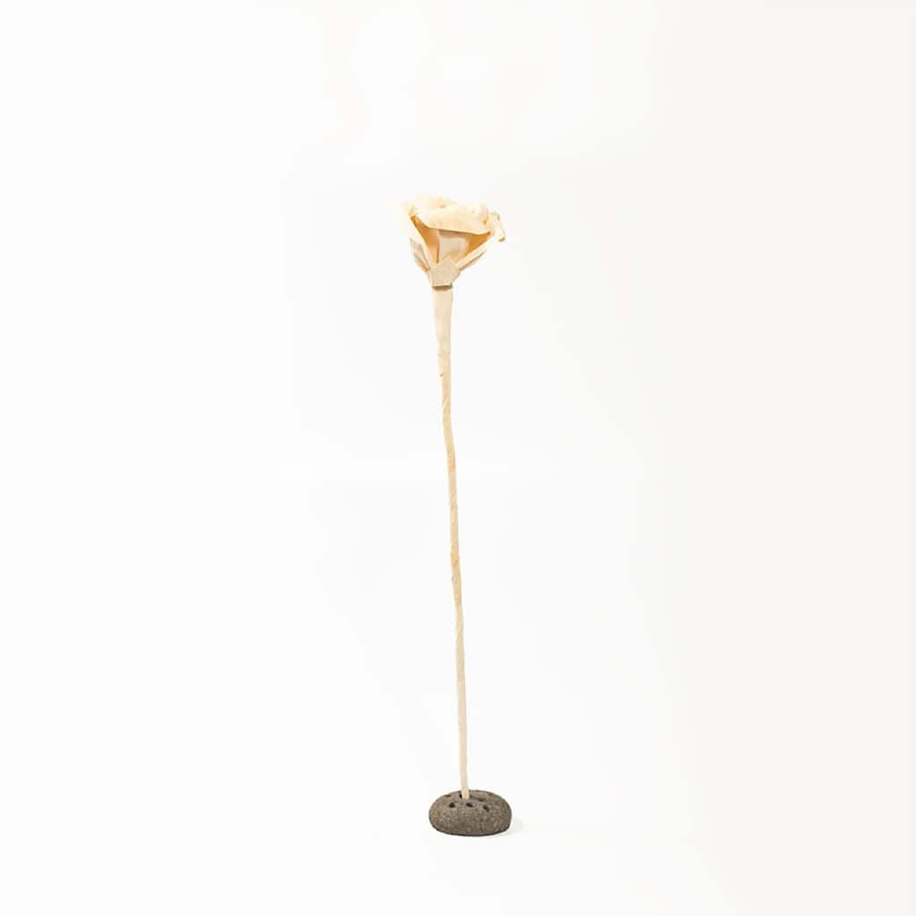 Rose Flower Tabletop Decoration - 25" - Cream