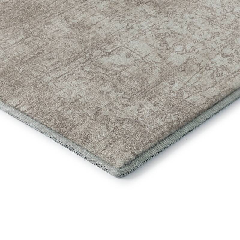 Premium Washable Super Soft Solid Abstract Mayfield Rug