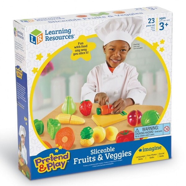 sliceable fruits vegetables set