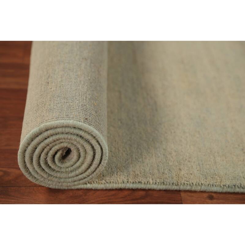 Gabbeh Oriental Runner Rug Hand-Knotted Multi-Color Wool Carpet - 2'10" x 6'7"