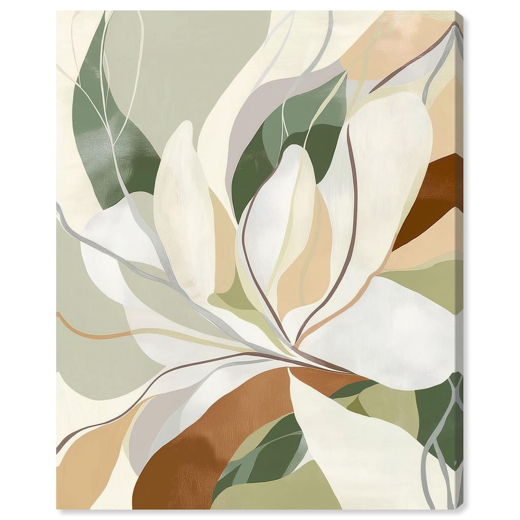 Leaf Prints I Canvas by Art Remedy, Gallery Wrapped