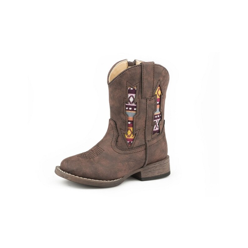 Shop Roper Western Boots Girls Arrows Brown Vintage Free Shipping Today Overstock 30681196,Simple Spaceship Drawing With Color