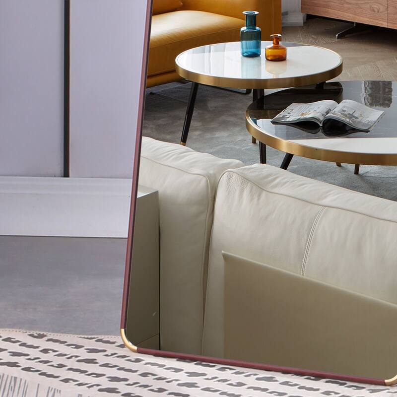 The 4th Generation Floor Standing Full-Length Mirror. Wall Mirror,Bathroom Makeup Mirror,Wall Mounted. 60 "* 16.5" - N/A