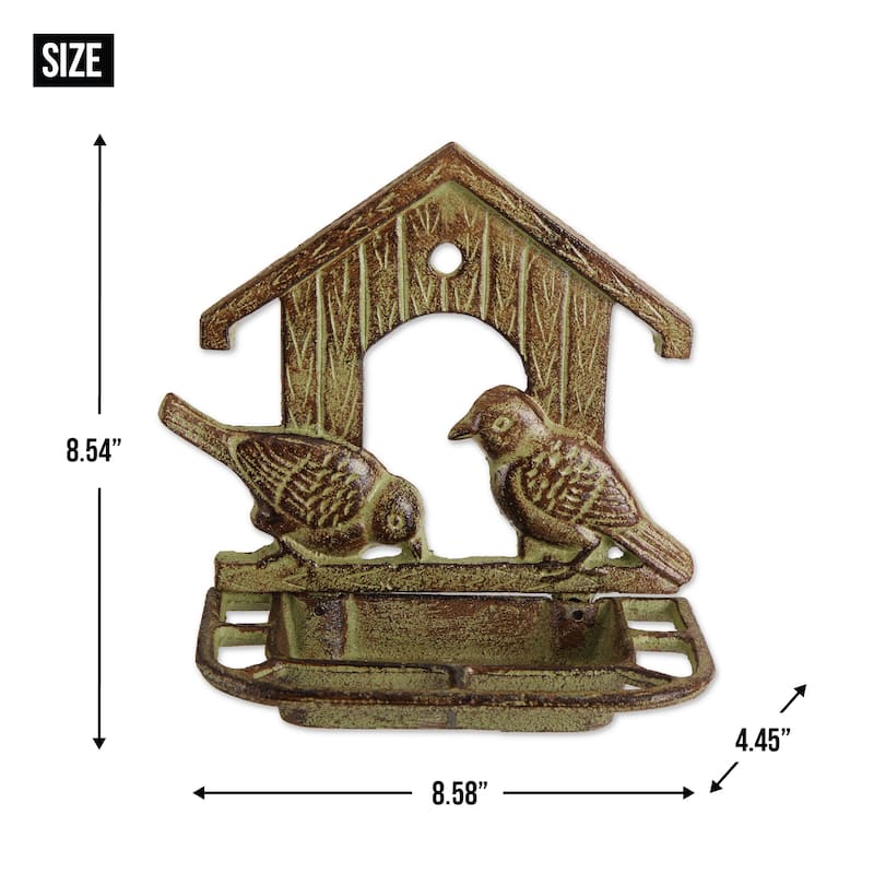 Sunflower Cast Iron Bird Feeder