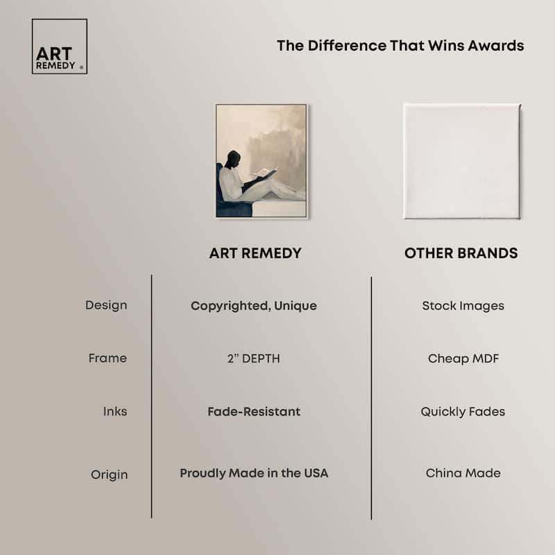 Void Reader I Canvas by Art Remedy