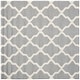 preview thumbnail 135 of 200, SAFAVIEH Handmade Cambridge Luisa Moroccan Trellis Wool Rug 10' Square - Silver/Ivory - Square