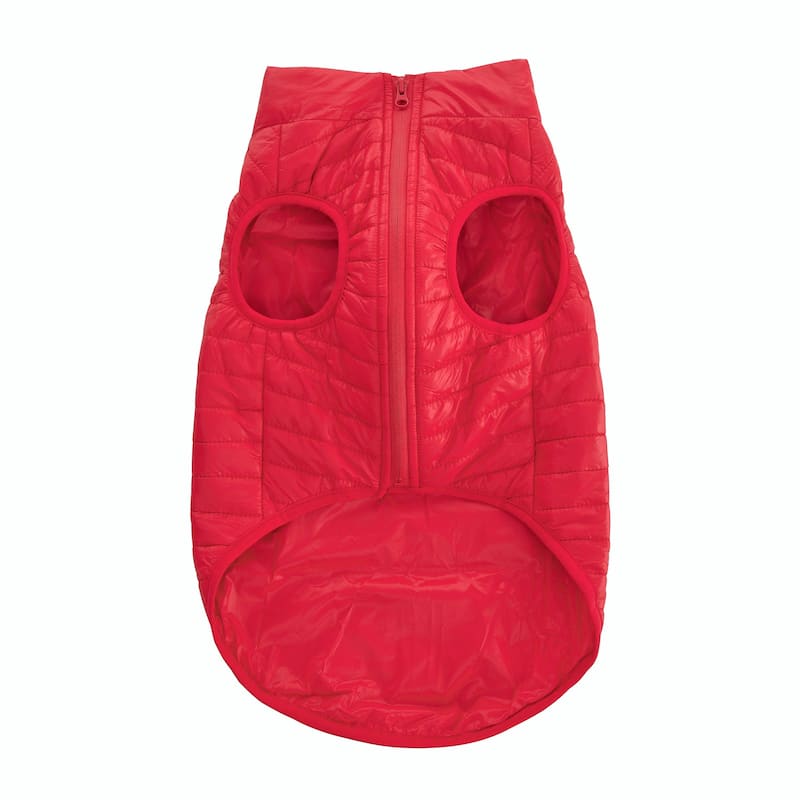 Monty Puffer Jacket In Red /Size: Large