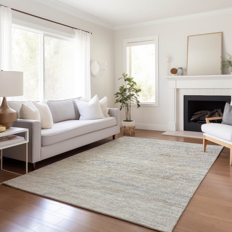 Premium Washable Super Soft Solid Ombre Mayfield Rug