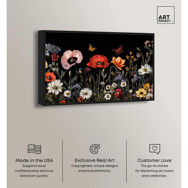Wildflower Panorama Canvas by Art Remedy