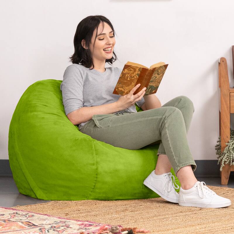 Jaxx 3' Kids Bean Bag Chair - Lime